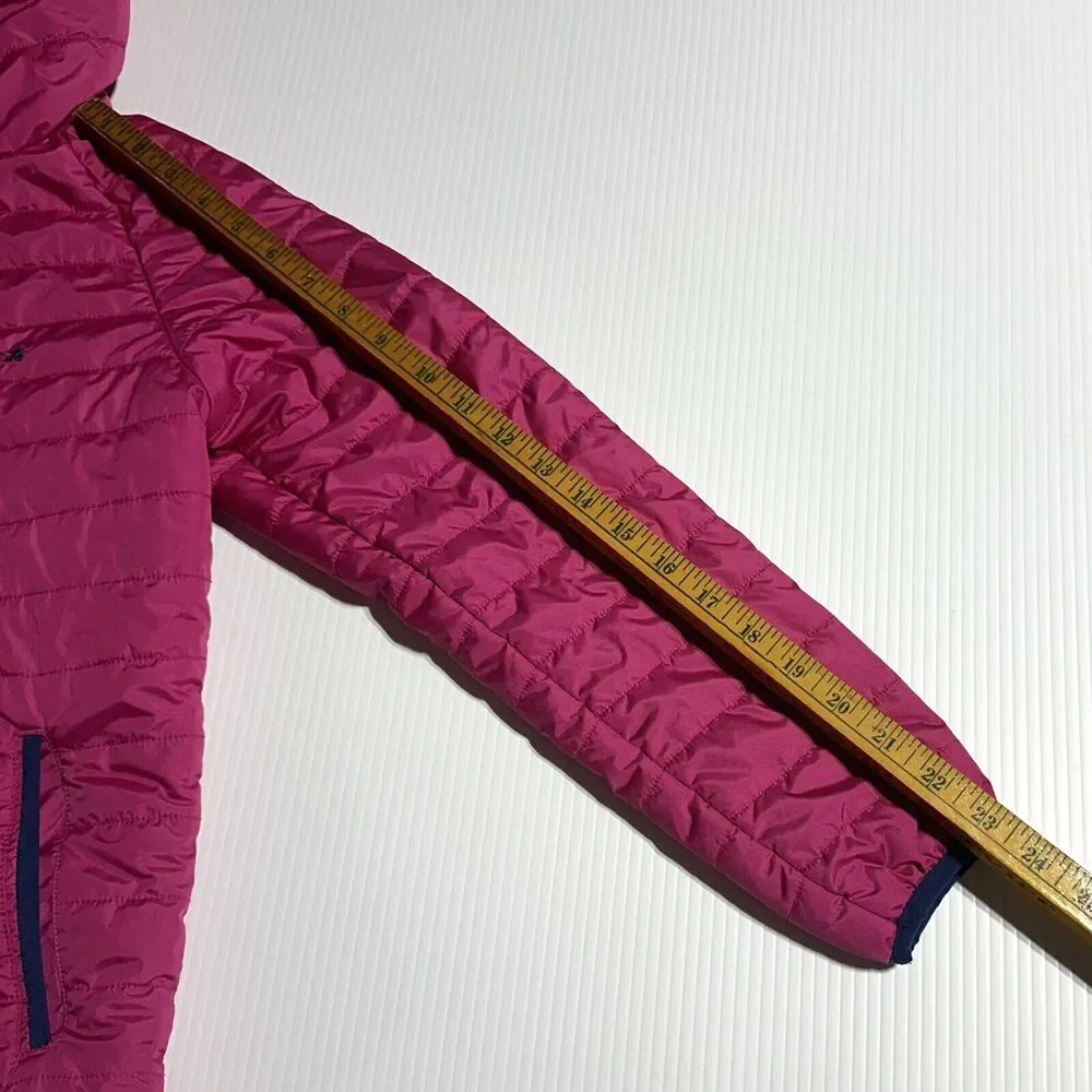 Kamik Girls Jacket Puffer Coat Quilted Hooded Acacia Pink Size 12 Scotchlite